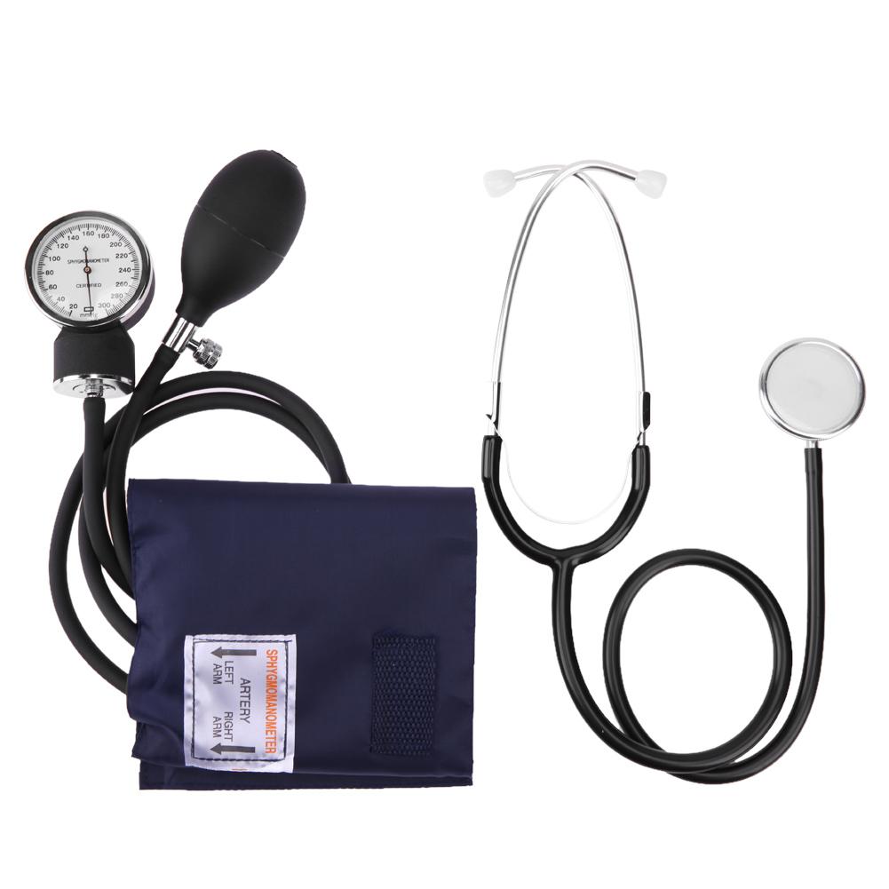 Manuel arm sfygmomanometer blodtryksmåler med stetoskopmonitor enhed sundhedsmonitorer sundhedspleje