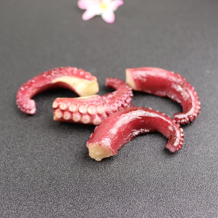 Pié de calamar Artificial, simulación de pulpo, para comida y verduras, modelo de Material de olla , producto acuático de simulación de mariscos, barbacoa