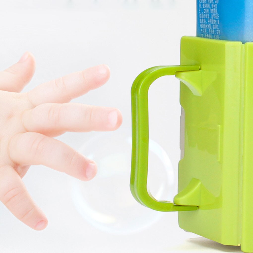 Baby Milk Cartoon Cup Holder Infant Toddler Milk Carton Adjustable Anti-sprinkler Drinking Container Kids Children Infant Baby