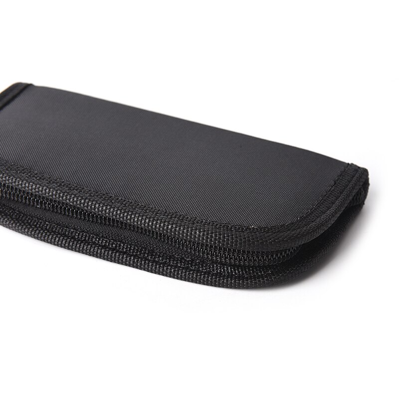 1 sæt sort holdbart dart tilbehør bæretaske tegnebog lommer indehaver opbevaringspose