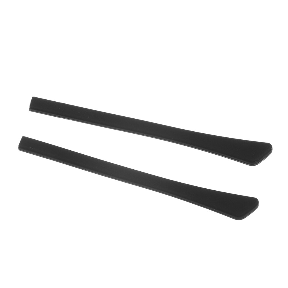 4 Paar Unisex Bril Anti Slip Oorhaak Zonnebril Slip Sets Glazen Been Sets Siliconen Tempel Tip Houder Haak Bril accessoire: Black