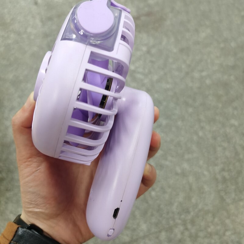 Opvouwbare spray mini ventilator bevochtigingsspray elektrische ventilator draagbare handbediende mini ventilator