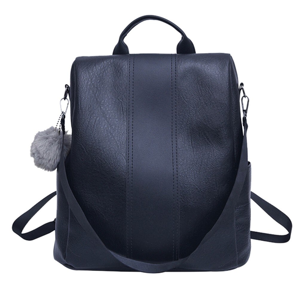 Woman Anti-theft Backpack Bag Casual Wild Soft Leather Dual-use Small Backpack Bandolera Mujer Bolsas Femininas#35: D
