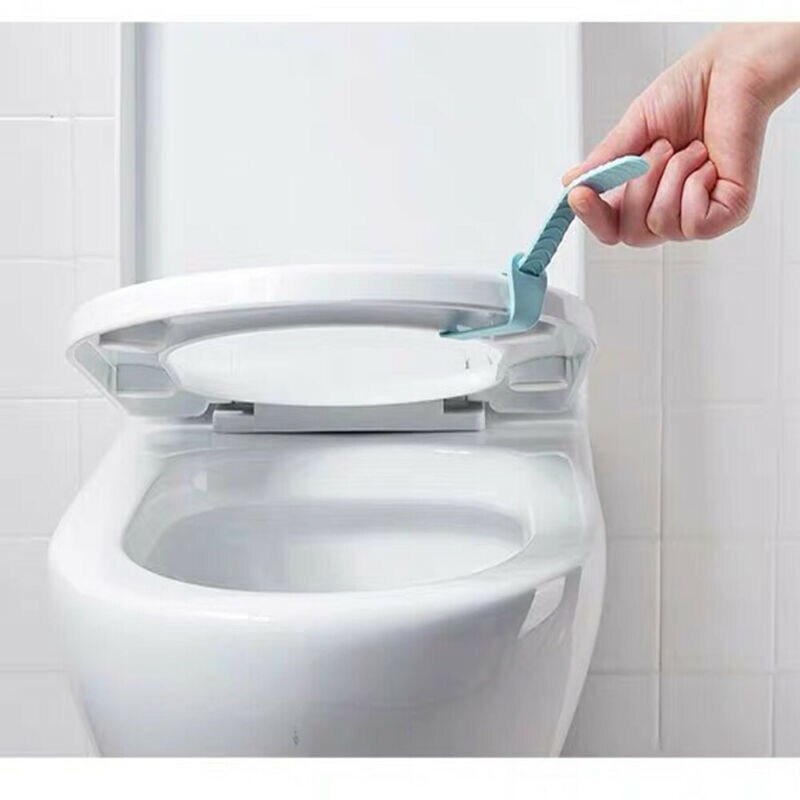 2 stk silikone toilet sæde løftere badeværelse håndtag justerbar toilet sæde betræk løfter badeværelse værktøj