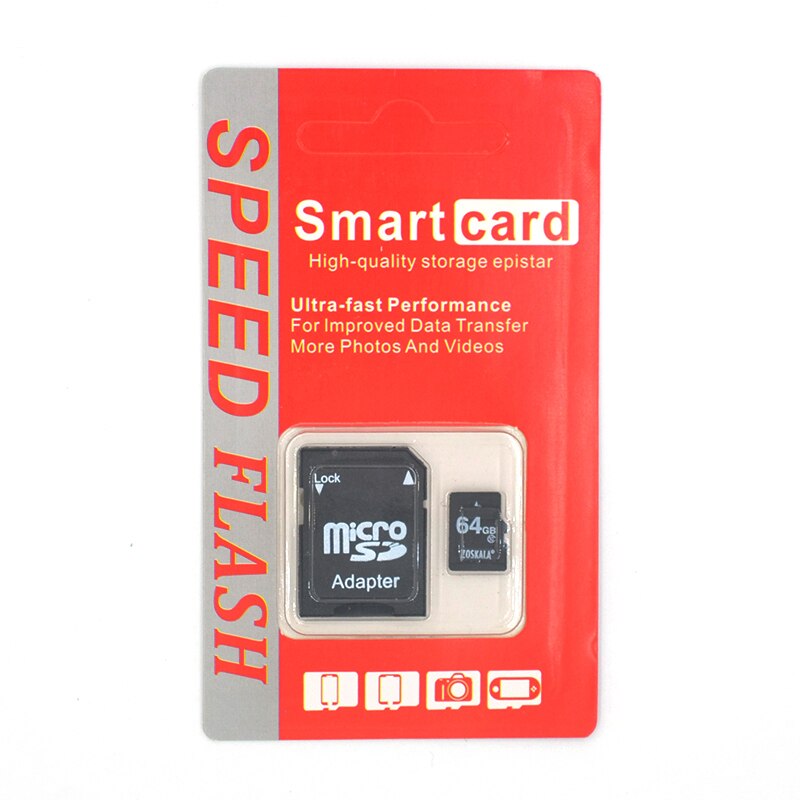 Full Capacity 128GB 64GB U3 32GB 16GB 8GB 4GB TF Memory Micro SD Card Class10 C6 Flash Cards for Tablet Smartphones: C10 64GB TF Card