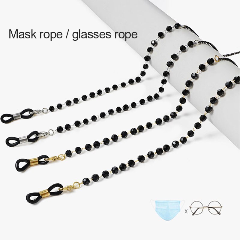 Glazen Ketting Gezichtsmasker Houder Lanyard Verstelbare Hals Ketting Koord String Brillen Accessoire Unisex Houder Anti Slip Dropshop
