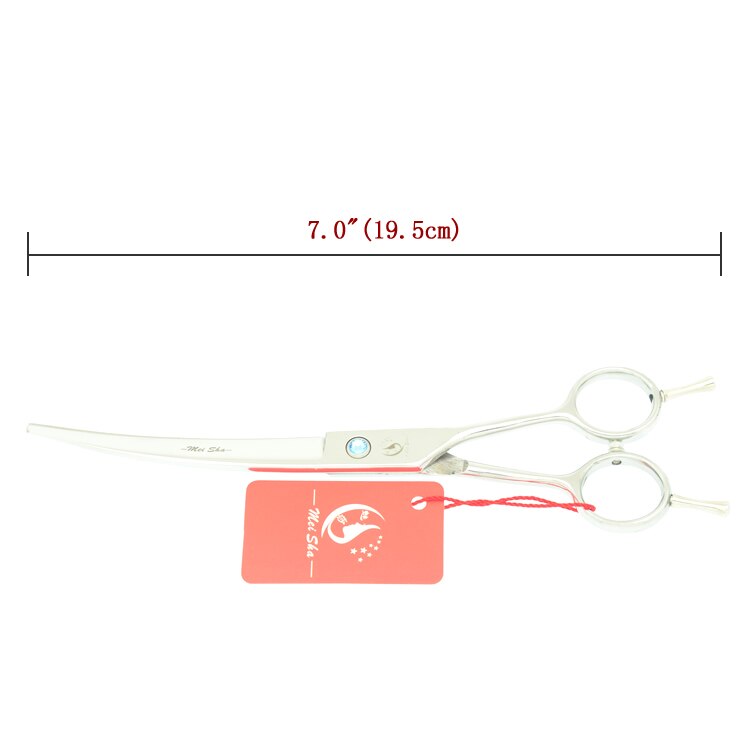 Meisha 7 inch Pet Dog Cat Grooming Scissors Set Straight Curved Cutting Thinning Shears Kit Tesoura Puppy Styling Tool B0013A
