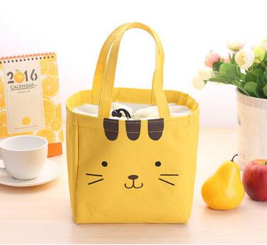 Cartoon waterproof portable insulation bag Student lunch box bag Outdoor fresh-keeping ice pack Drink refrigerated bag ice bag: 1