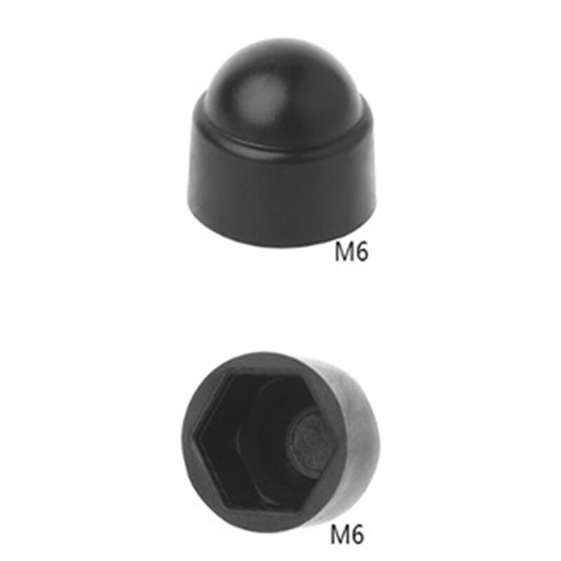 10Pcs/Lot M6 M8 M10 Bolt Nut Dome Protection Caps Covers Exposed Hexagon Plastic