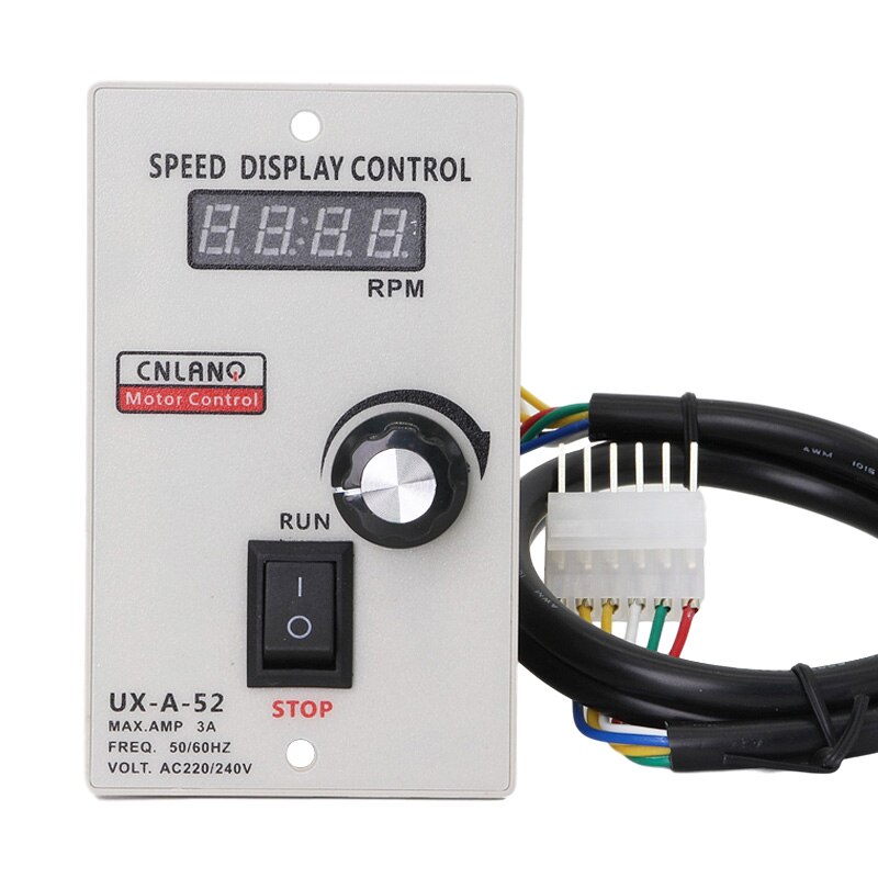 digital skjerm 400w ac 220v motorhastighet  ux 52 punktregulatorregulator fremover og bakover 50/60hz