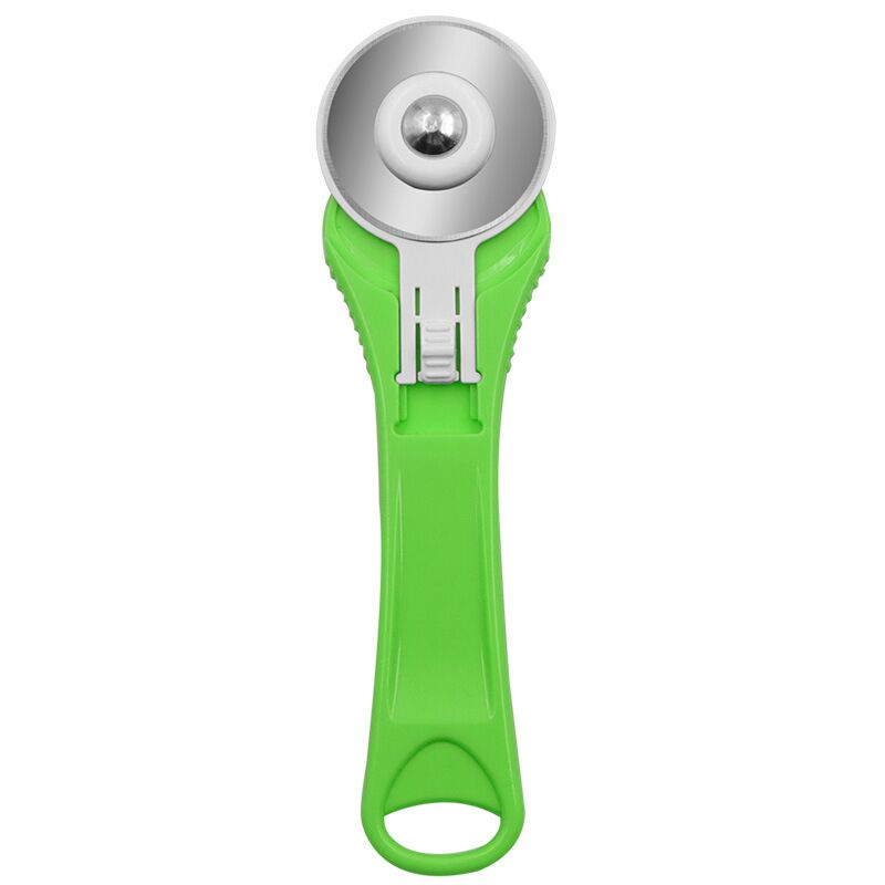 Manual cloth cutter, pulley cutter, roller cutter, cloth cutter, 45mm round wheel cloth cutter, DIY patchwork: green