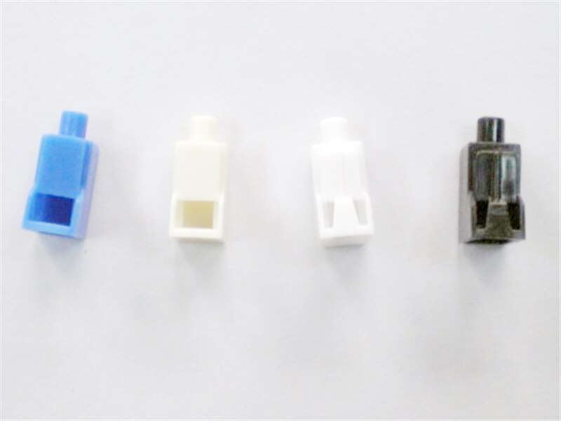 Bouchon anti-poussière LC en plastique blanc, 100 pièces, bouchon de protection pour atténuateur de connecteur LC fibre optique SX ELINK,