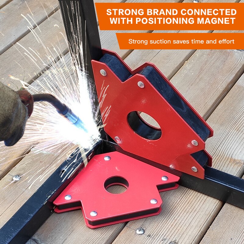 Electric Magnetic Welding Fixture Corner Positioner Steel Auxiliary Tool Soldering Locator Adjustable Multi Angles Magnet Holder