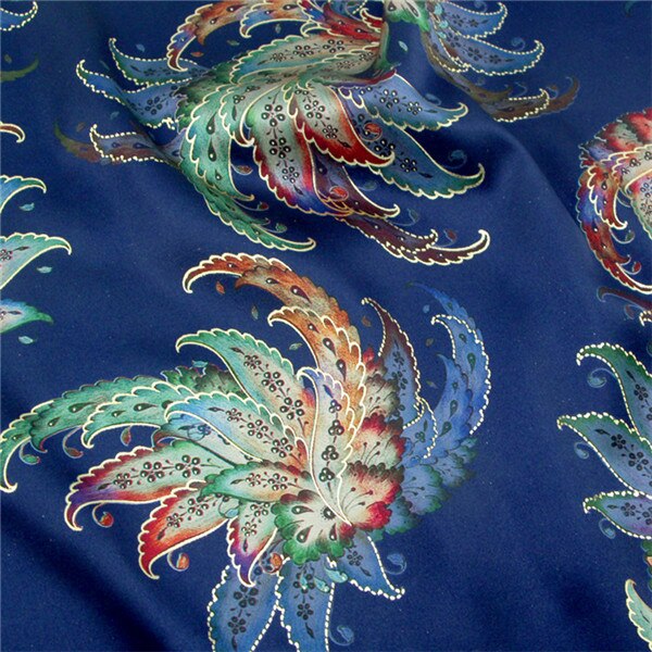Tela de seda sintética de 50x145cm, decoración de almohada, artesanía de costura, materiales de retales: B
