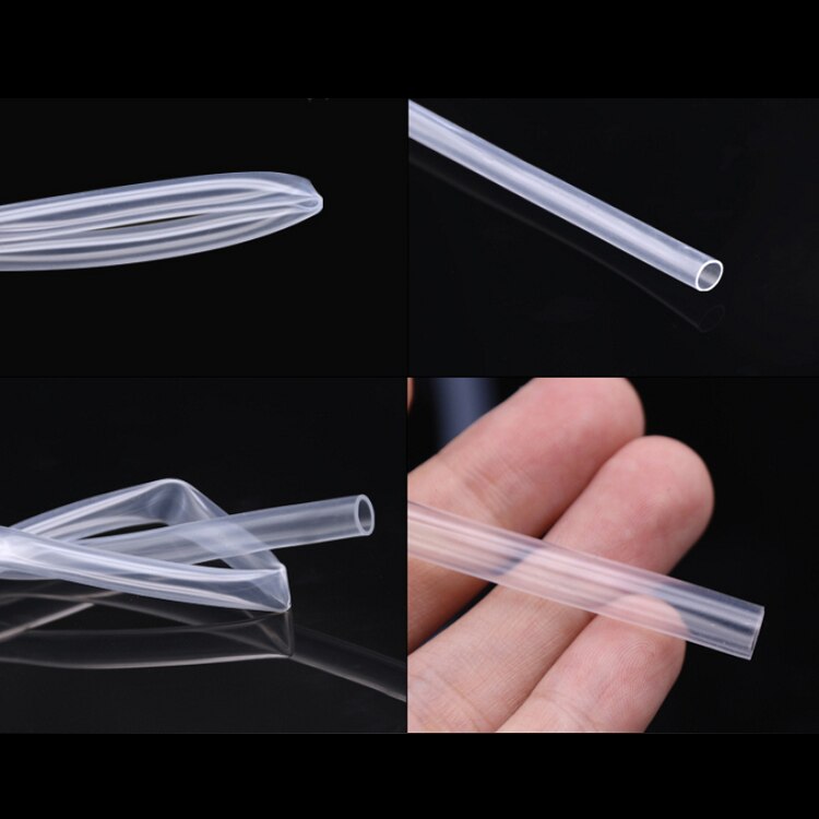 Transparent Flexible Silicone Tube ID 1mm x 2mm OD Food Grade Non-toxic Drink Water Rubber Hose Milk Beer Soft Pipe Connector