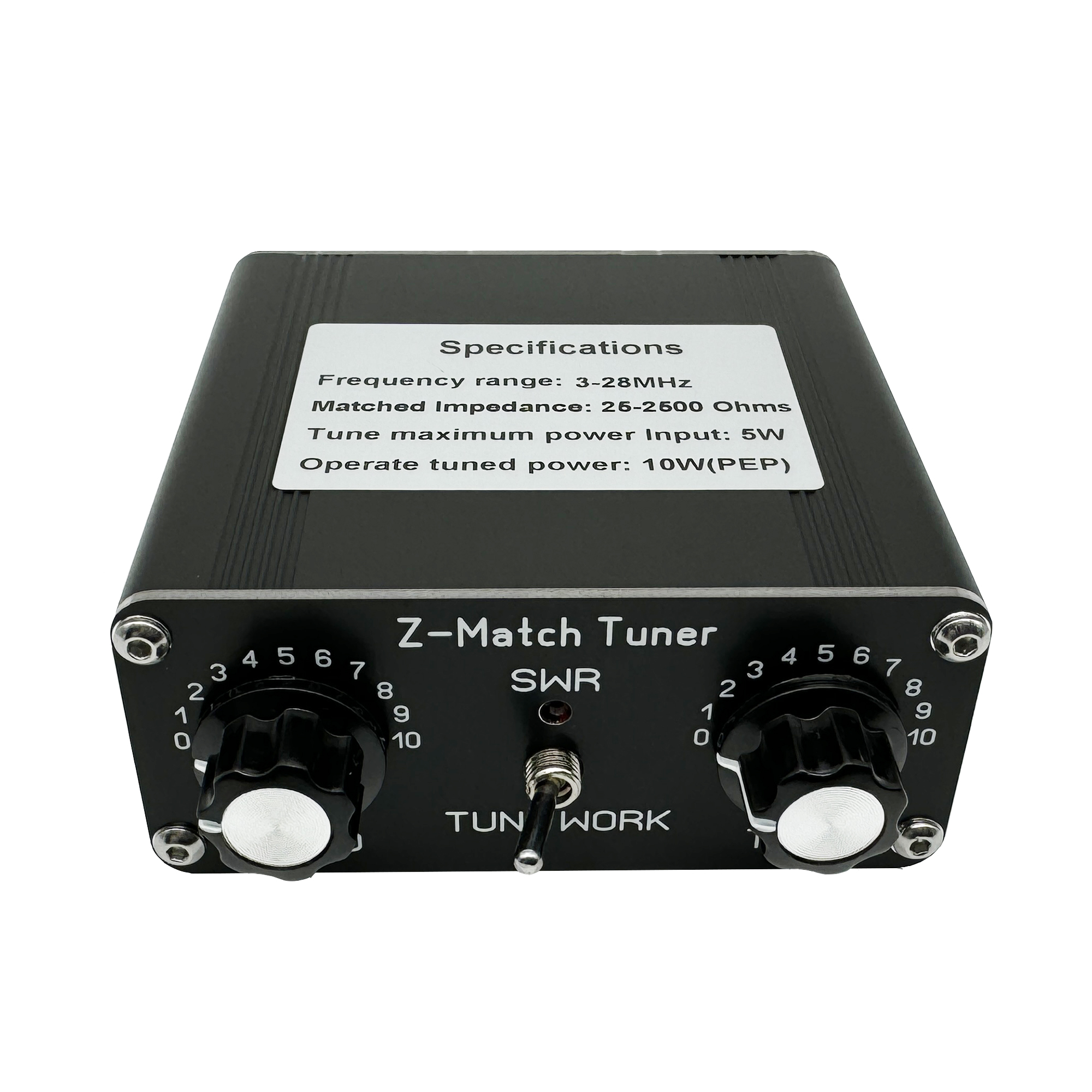 NEUER manueller QRP Z-Spiel-Antennentuner 3–28 MHz