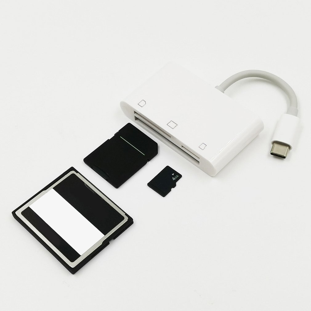 Type-C OTG Card Reader Camera Kit CF TF Mobile Phone Usb Card Reader Usb-C Usb Camera Adapter For Iphone For IOS