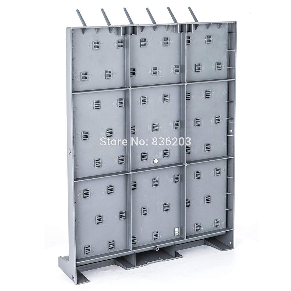 27 Pegs Lab Supply Drying Rack, Pegboard Bench-top/Wall-Mount Laboratory Glassware 52 Detachable PegsLab Drying Draining Rack Cl