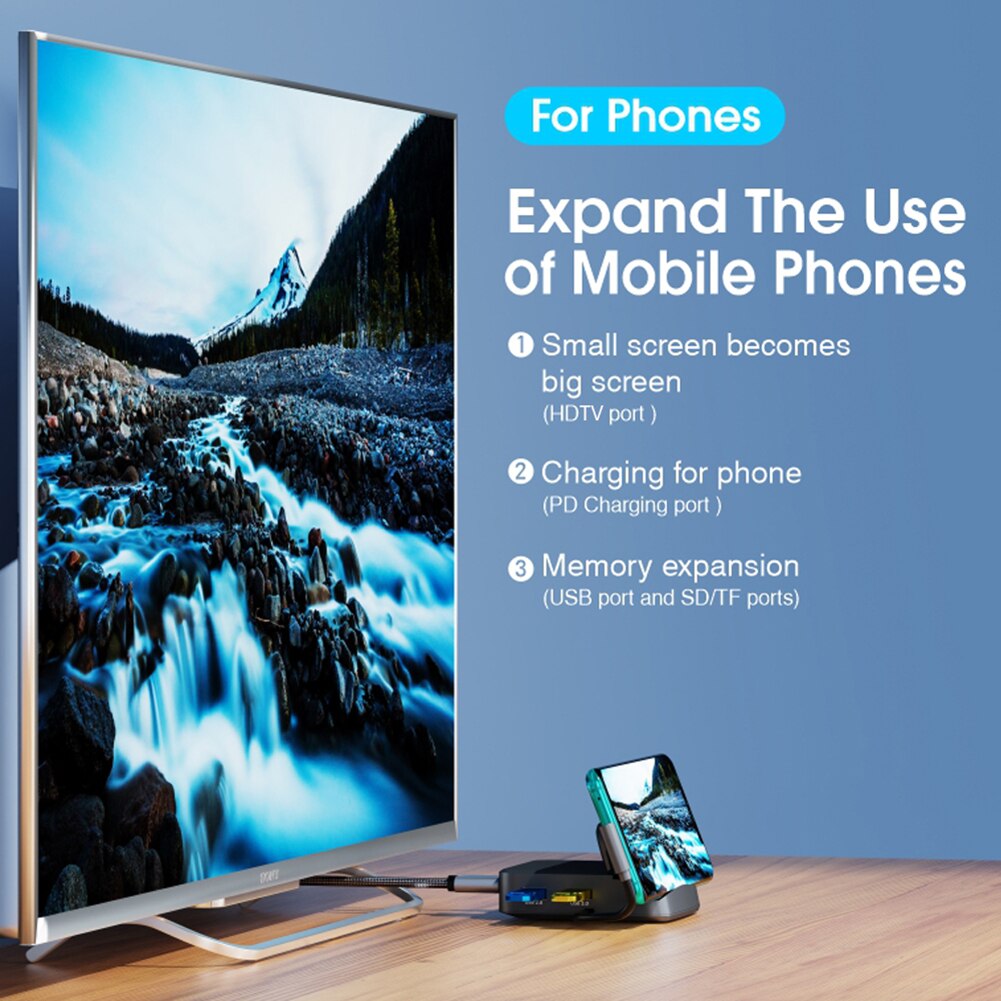 Draagbare Switch Game Console Dock Charging Stand Vervanging Voor Nintendo Switch Met Hdmi-Compatibel Adapter