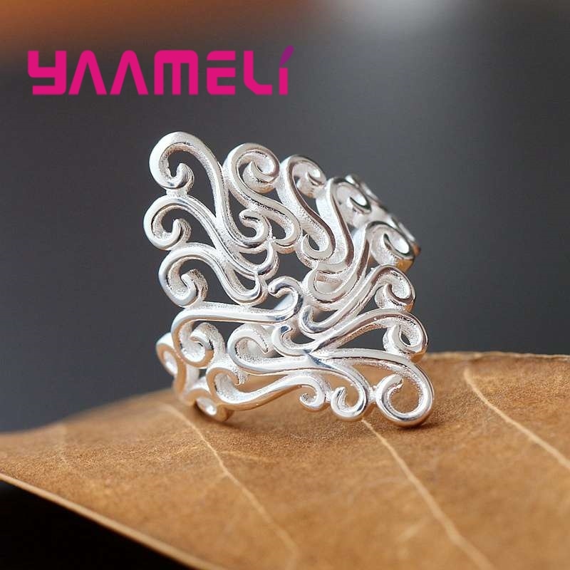 Bague élégante pour femmes, en argent Sterling 925, bijoux exquis, timbre fin, à la , de mariage/anniversaire