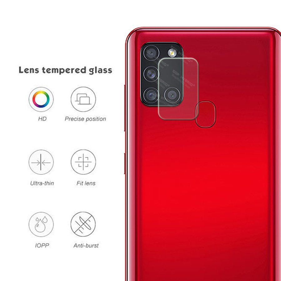 2in1 Camera Lens Temper Glass For Samsung Galaxy A21s GalaxyA21s M-A217F SM-A217F/DS Light Shield Protective Glass Full Cover