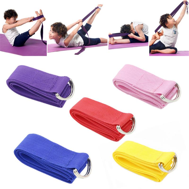 Fitness Yoga cinturón deporte ejercicio ajustable d-ring cinturones cintura pierna gimnasio stretch cinturón yoga pared cordón yoga estiramiento