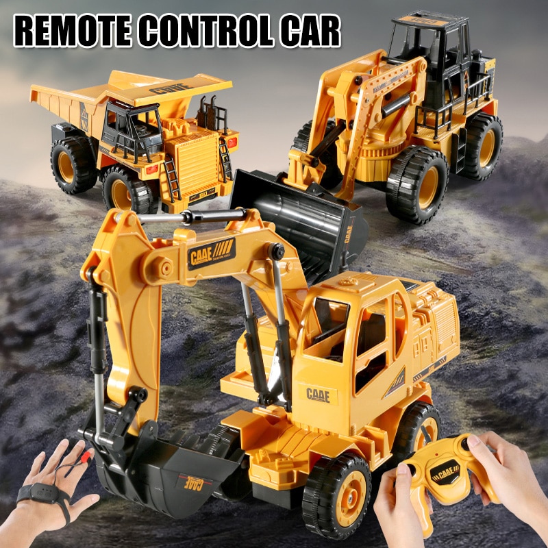 2,4G RC Car 1/28 Gesture Control ingeniería de camión y coche vehículo modelo de juguete para niños niñas niños EIG88