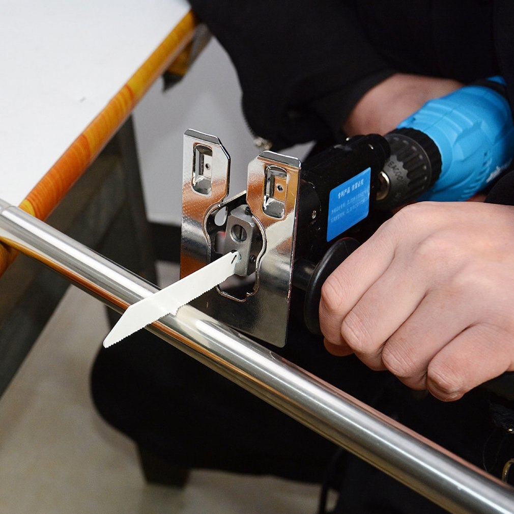 Multifunctional Cordless Reciprocating Saw Attachment Wood Metal File Cutting Tool Electric Drill Jig Power Tool Accessories