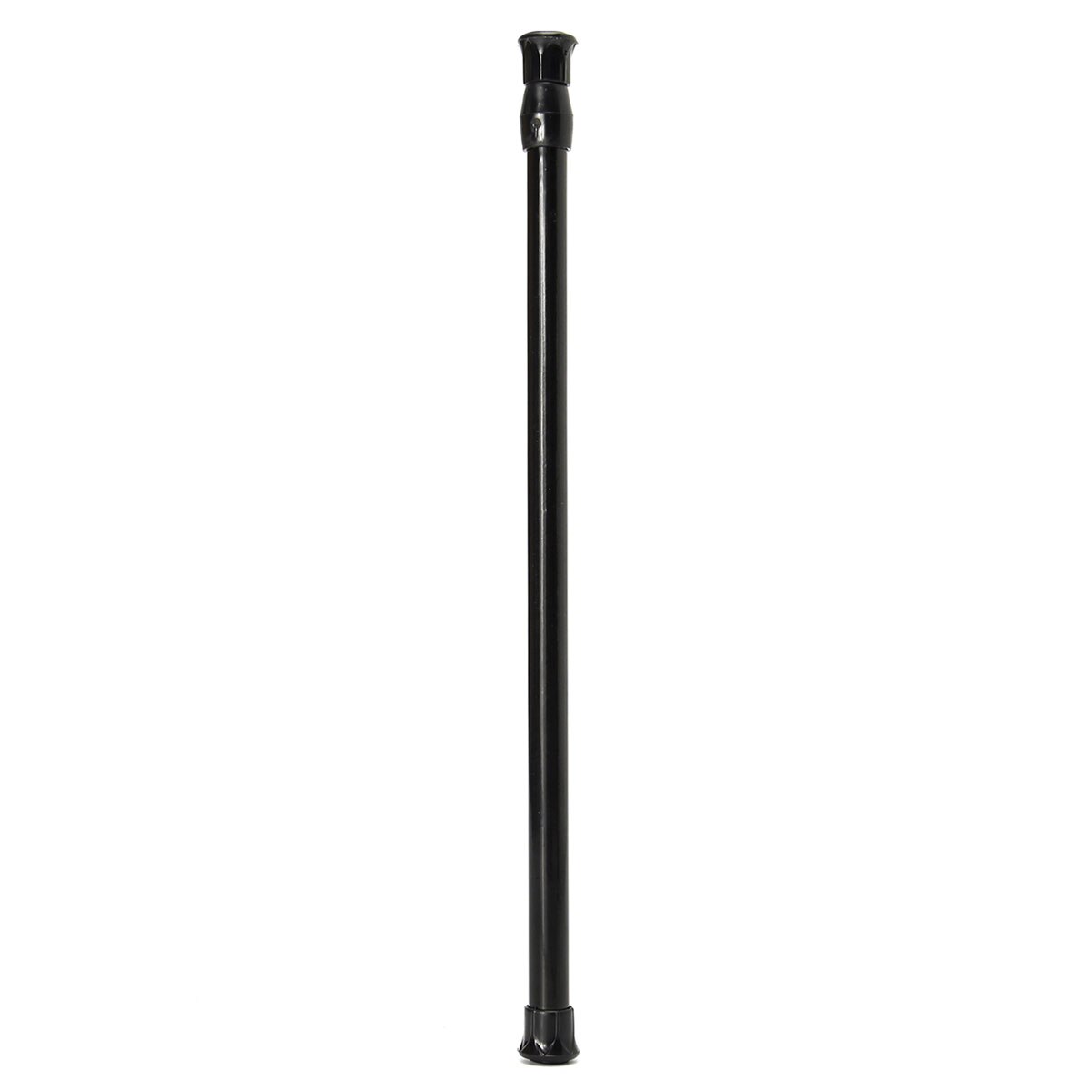Telescopic Spring Tension Rod Metal Black Shower Curtain Pole Extendable Room Divider for Bathtub Shower Stall Window Wardrobe