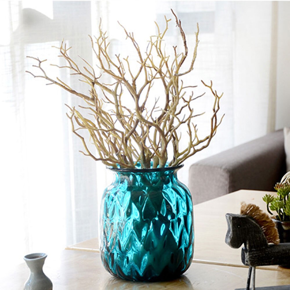 Festival Tree Dried Branch Artificial Plastic Decor Ornament Garden Small Office Home Dry Branches Art Craft Flower