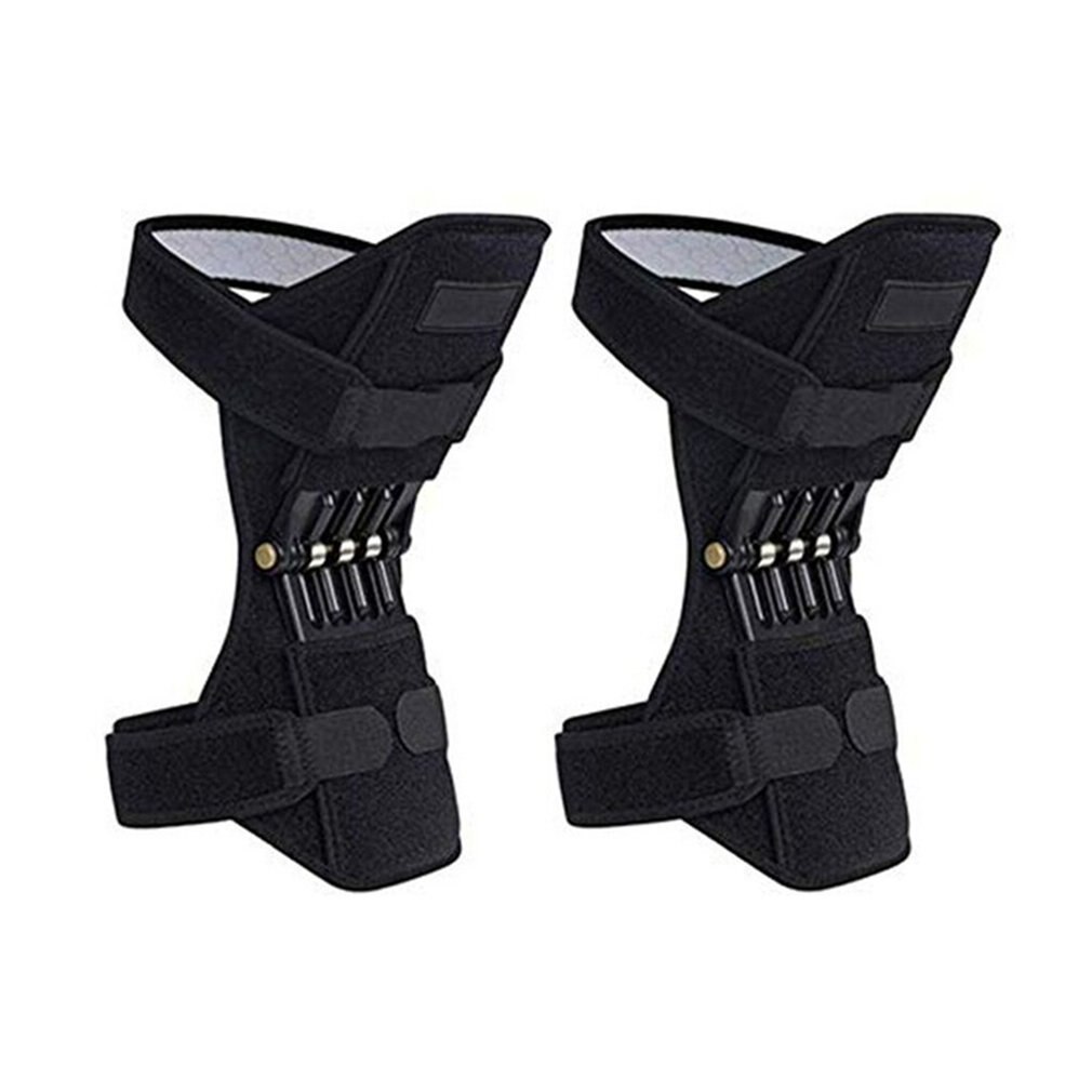 1PC Joint Support Knee Pads Breathable Non-slip Lift Knee Booster Pain Relief For Knee Power Spring Force Stabilizer Leg Protect