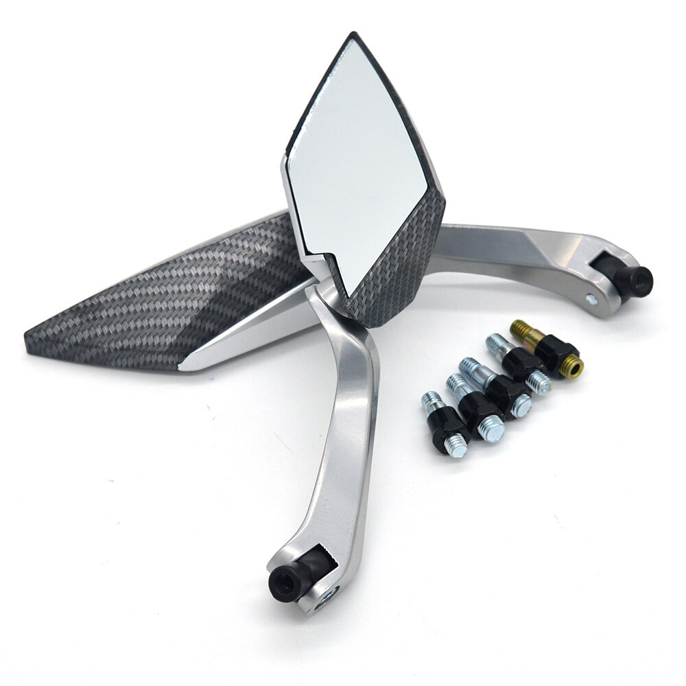 5 colores empuñaduras de aluminio vista Universal motocicleta espejo retrovisor modificado