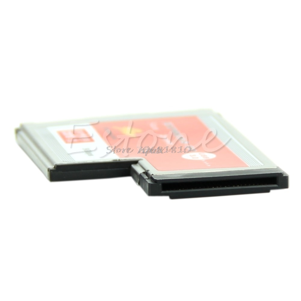 2 Dual Port USB 3.0 HUB Express Card ExpressCard 54mm Hidden Adapter For Laptop Whosale&amp