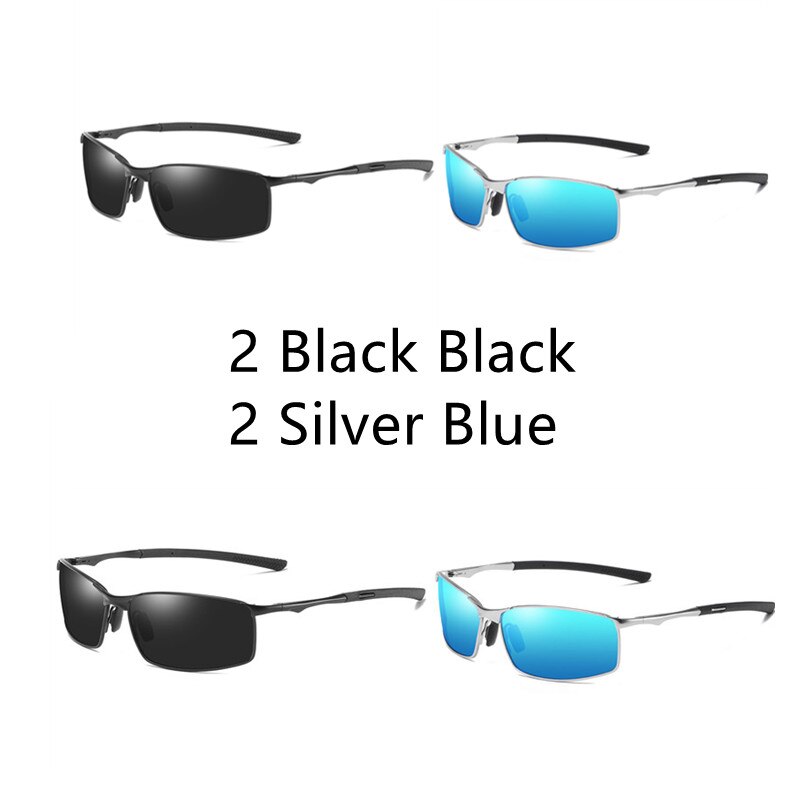 Locs Sunglasses - Men's Classic Flat Top Frame - In Black & Woodgrain - Foto 4