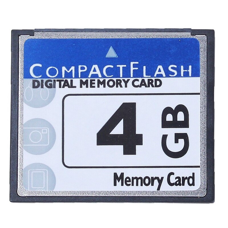 2x Professionele 8Gb/4Gb Compact Flash Geheugenkaart (Wit & Blauw)