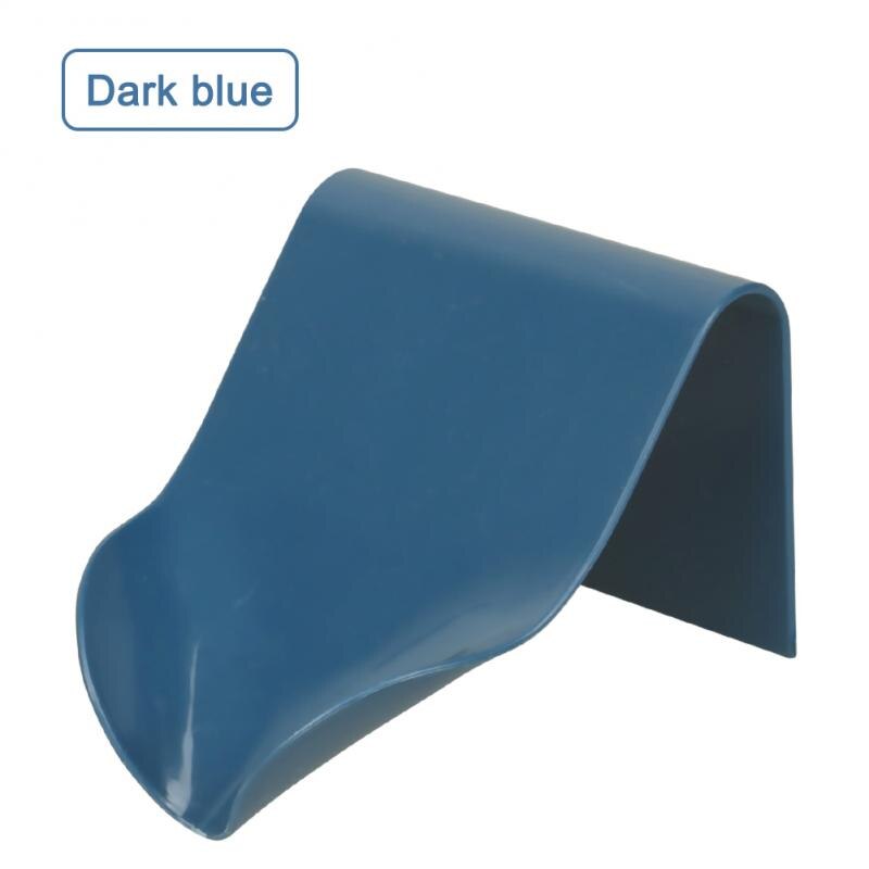 1PC Soap Holder Wall Mounted Hanging Bathroom Shower Soap Dish Shower Plates Soap Storage Drain Plastic Soap Tray Rack: 02