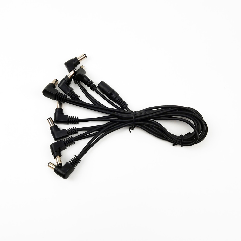 Daisy Chain 1 tot 3 5 6 8 Manieren Splitter Gitaar Effectpedaal Accessoires Voeding Kabel voor 9V DC adapter Plug