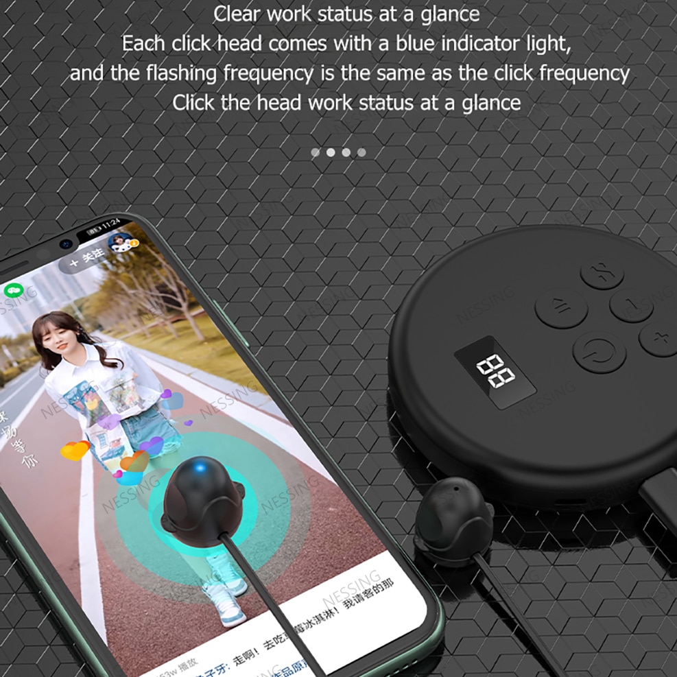 Dispositif universel d&#39;auto-clic pour écran de téléphone portable, Simulation physique, clic du doigt, jeu Tiktok, clic continu pour ios android iPad Pro Mini iPhone Samsung XIAOMI HUAWEI Redmi Poco Realme oppo oneplus