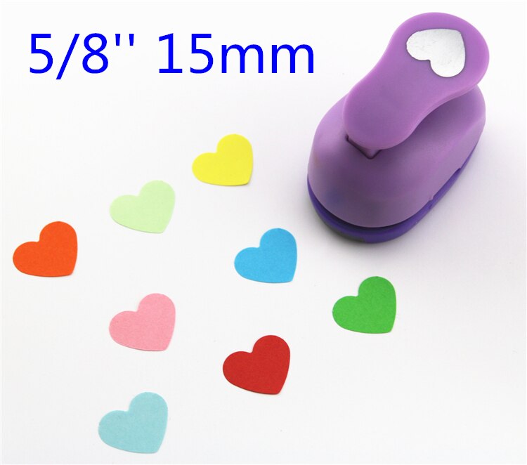 free ship 1'' heart shaped paper cutter scrapbooking punches paper punch eva foam punch child diy craft punch scrapbook S293711