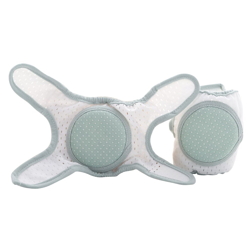 1 Paar Peuters Baby Knie Pad Non Slip Veiligheid Kneepad Been Kruipen Elleboog Kussen Zuigelingen Jongens Meisjes Knie Ondersteuning Beschermer: green