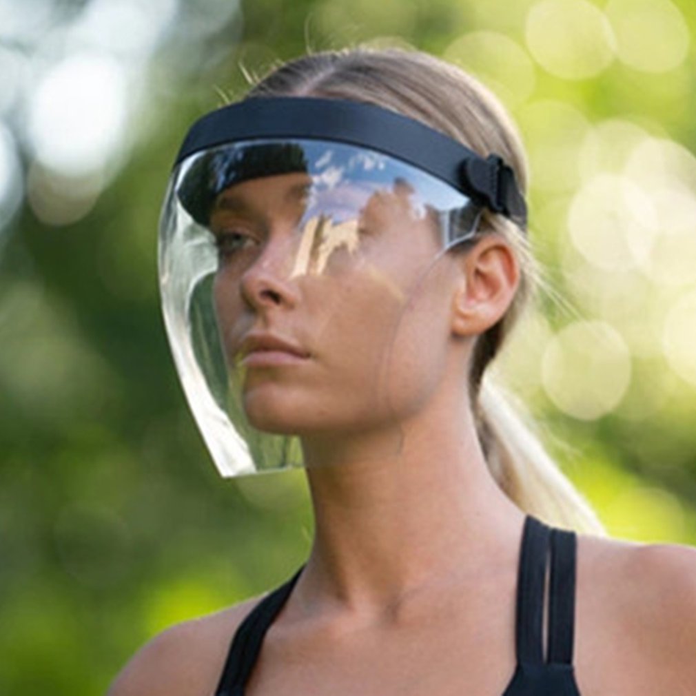 Comfortable Breathable Dust-proof And Saliva-proof Transparent Ergonomic Casual Head-mounted Transparent Baffle