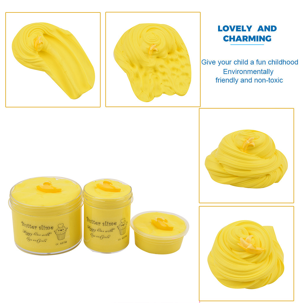Best Selling Producten 60/120/200 Ml Cloud Katoen Slime Zacht En Niet-Kleverige Pluizige Slime Voor Kinderen ondersteuning
