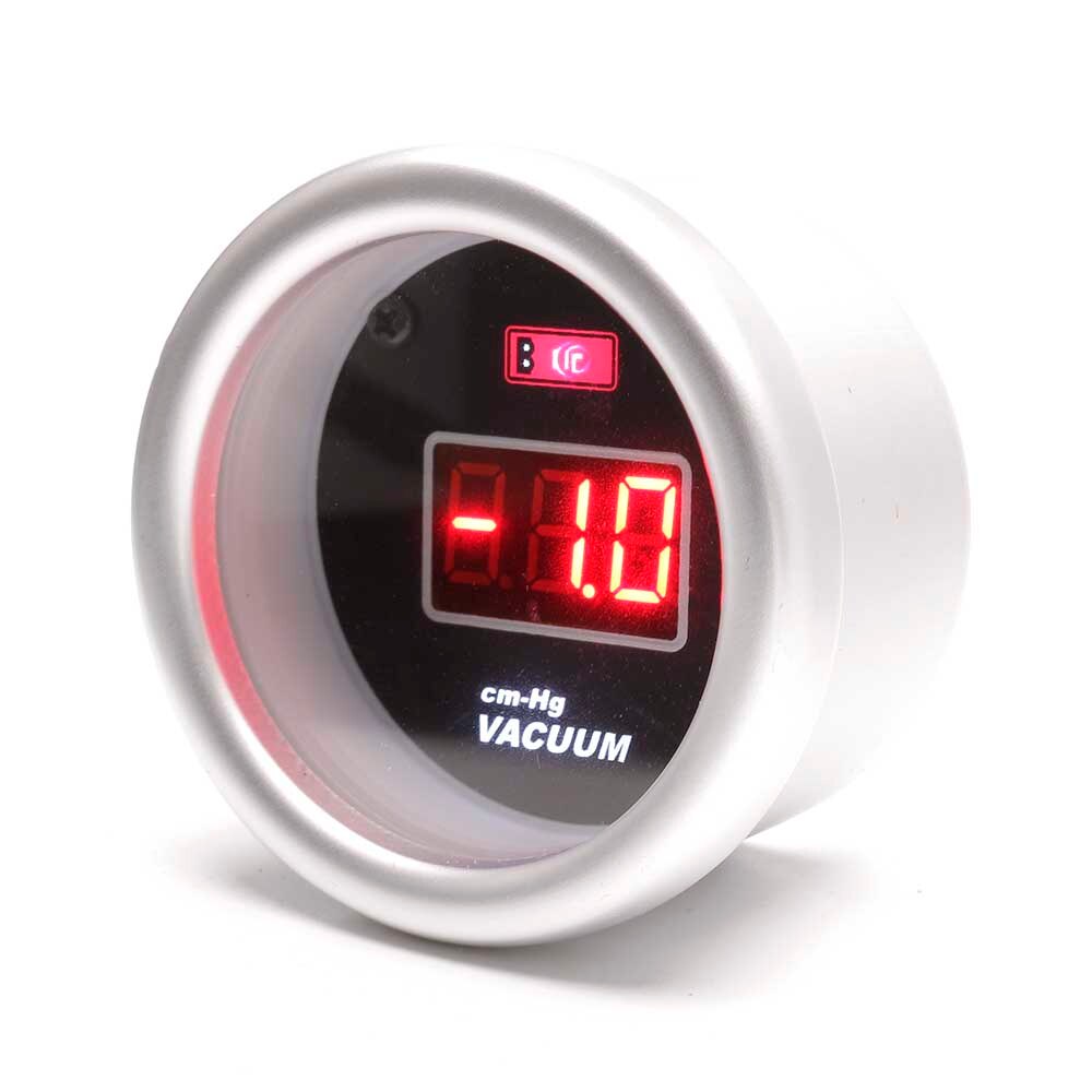 Universal 12v Car Auto 2" (52mm) Digital Vacuum Gauge (Cm-Hg) Red Back Light Vacuum meter