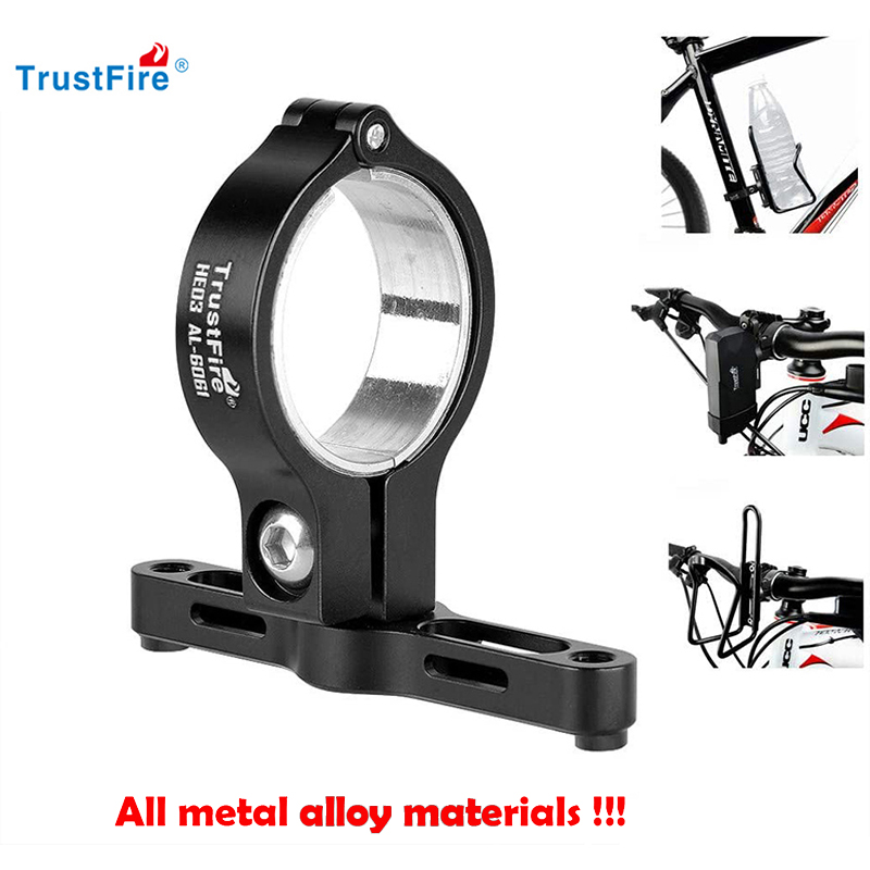 Trustfire HE03 porte-bouteille de vélo accessoires multifonctionnel VTT support de guidon 100% support en alliage d'aluminium: Rouge