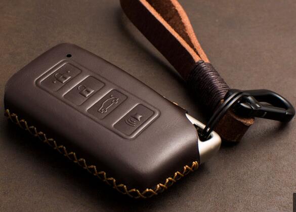 1 Pcs Lederen Sleutel Case Sleutel Cover Bescherm Tas Voor Lexus NX200 ES200 250 RX200t Case Sleutel Shell Es rs Gs Is Lx Nx Serie: 4 button style 1