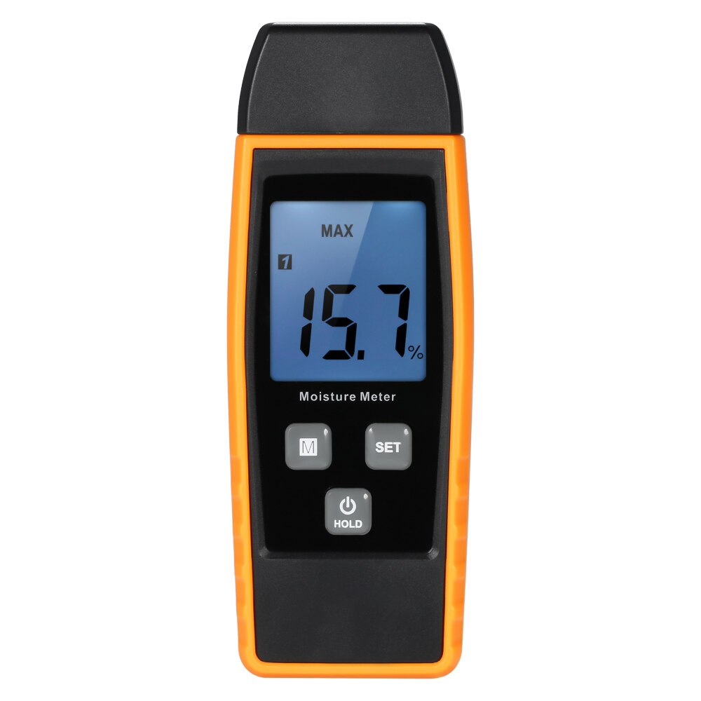 Handheld Mini Vochtmeter Digitale Lcd Hout Damp Meter Hout Vocht Detector Vochtigheid Tester Voor Sheetrock Mortel Beton