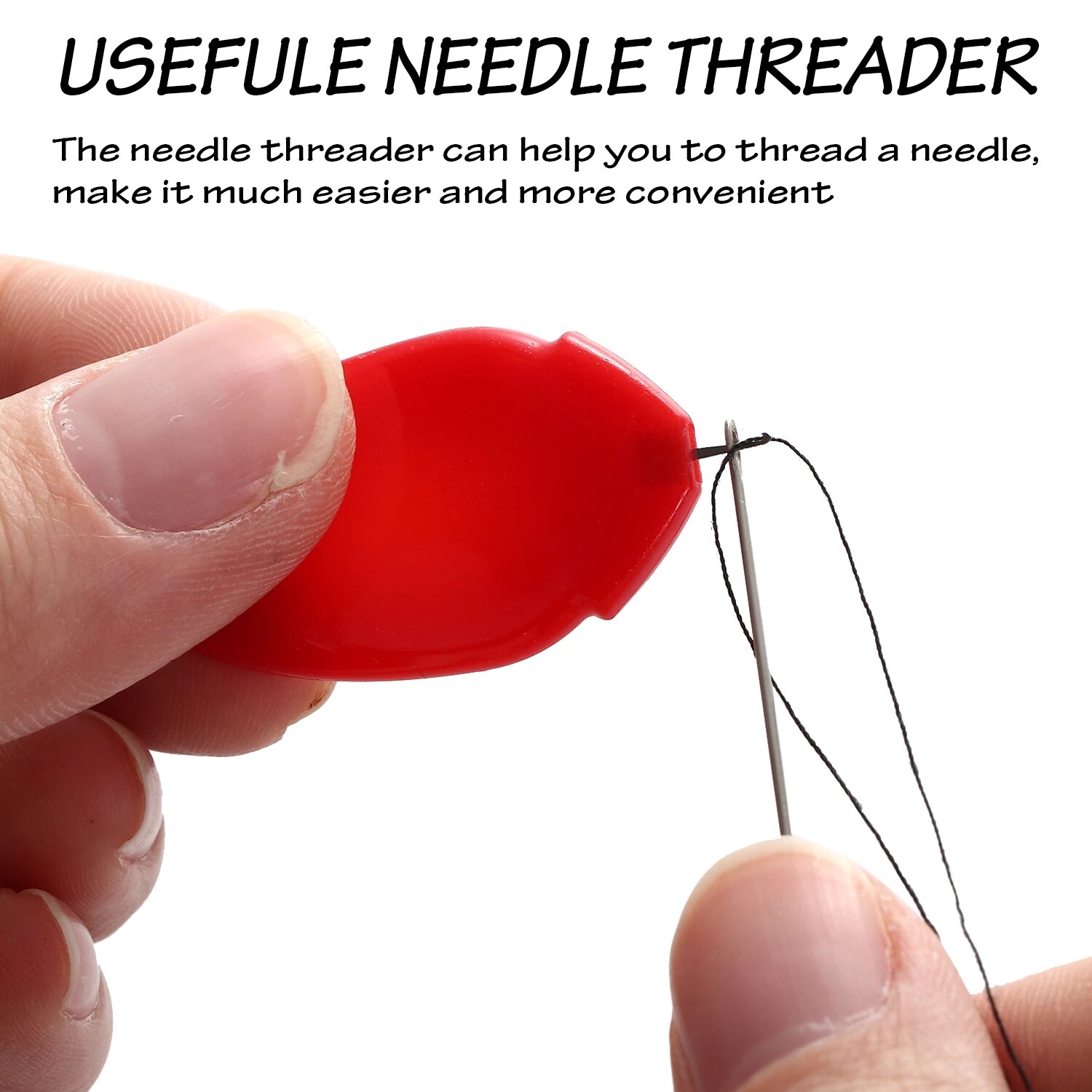 10pcs Needle Threader Hand Machine Sewing Stitch Insertion Tool For Sew Easy Automatic Sliver Bow Wire Needle Threader