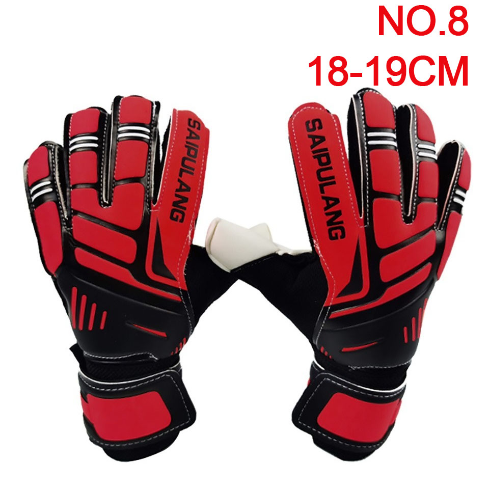 Loogdeel Fußball-Torwarthandschuhe für Erwachsene, verdicktes Latex, für Torwart, Kinder, Fußball, Handtrainingszubehör, Trainingshandschuhe: Licht Grün
