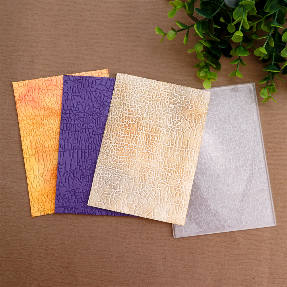 Carpeta de estampado con textura 3D, carpeta de estampado de fondo del Día de San Valentín para plantilla para hacer tarjetas, manualidades de álbum de recortes