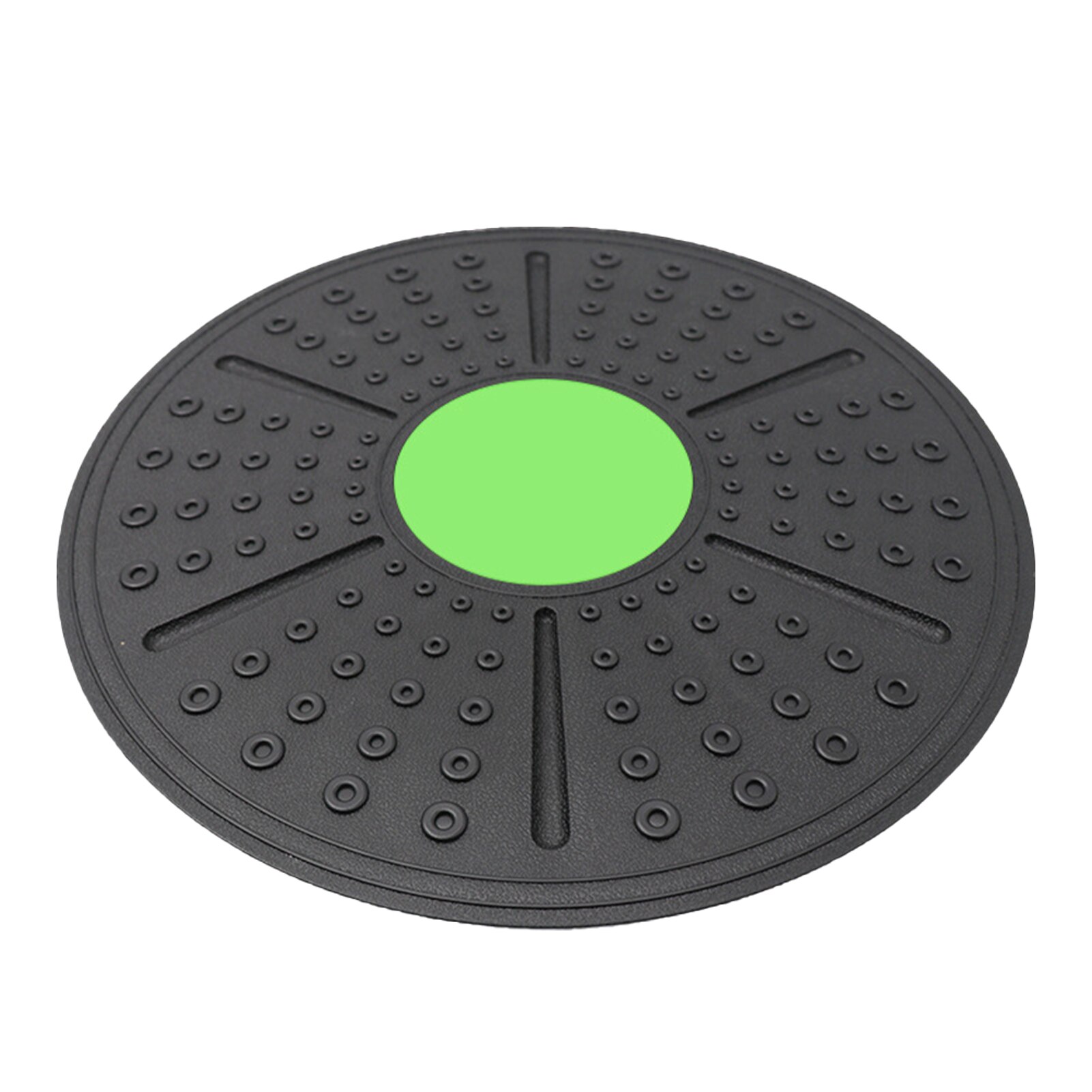 Home Gym Exercise Round Balance Board Non Slip Stability Wobble Physical Therapy For Yoga Fitness Core Strength Sports Equipment: Green
